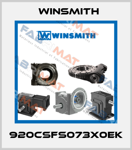 920CSFS073X0EK Winsmith