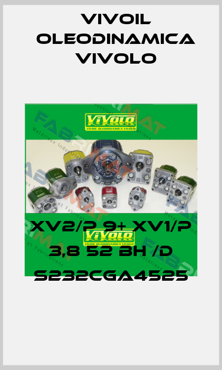 XV2/P 9+ XV1/P 3,8 52 BH /D S232CGA4525 Vivoil Oleodinamica Vivolo