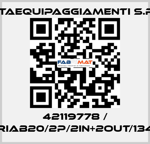 42119778 / CRIAB20/2P/2IN+2OUT/1340 EATAequipaggiamenti s.r.l.