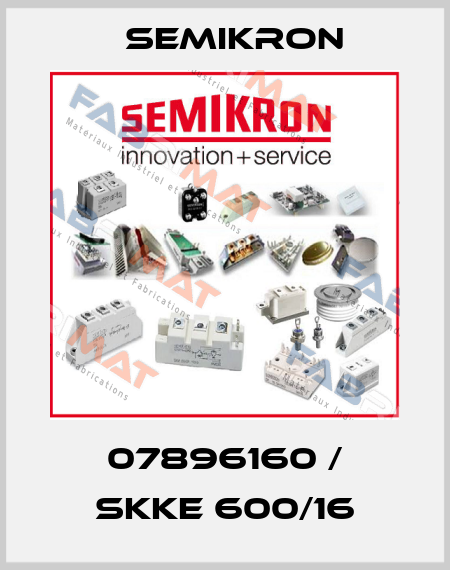 07896160 / SKKE 600/16 Semikron