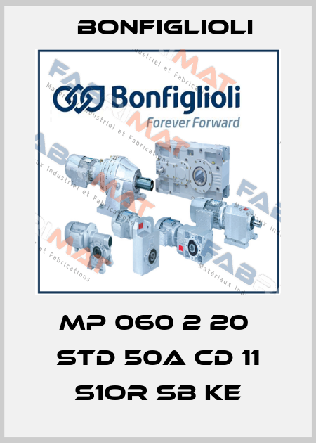 MP 060 2 20  STD 50A CD 11 S1OR SB KE Bonfiglioli