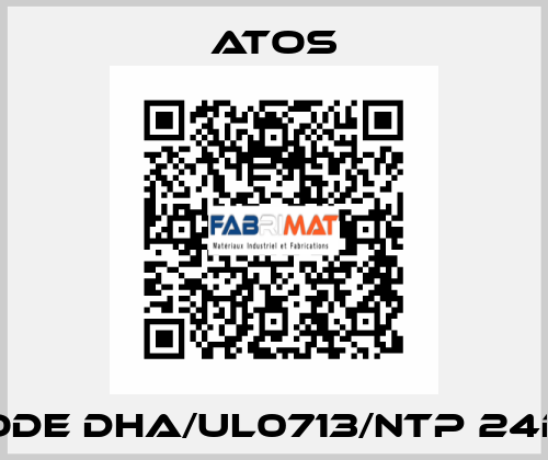 Code DHA/UL0713/NTP 24DC Atos