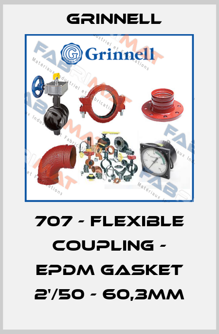 707 - FLEXIBLE COUPLING - EPDM GASKET 2'/50 - 60,3MM Grinnell