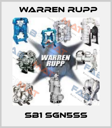SB1 SGN5SS Warren Rupp