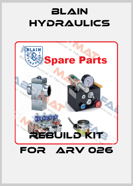 rebuild kit for 	ARV 026 Blain Hydraulics