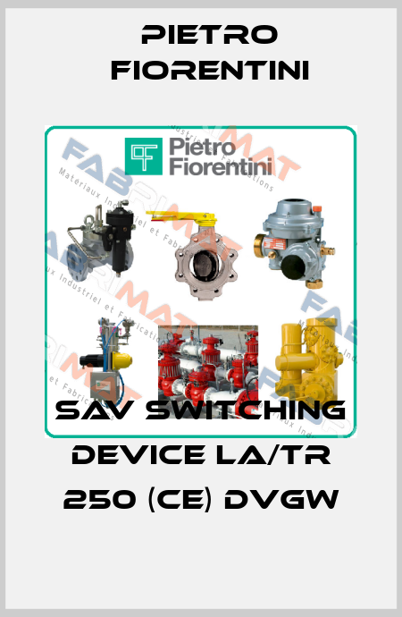 SAV switching device LA/TR 250 (CE) DVGW Pietro Fiorentini