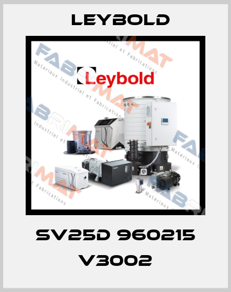 SV25D 960215 V3002 Leybold