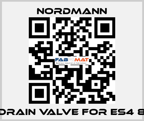 drain valve for ES4 8 Nordmann