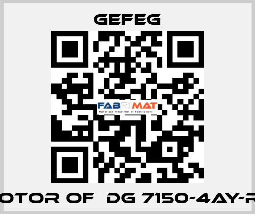 rotor of  Dg 7150-4AY-RL Gefeg