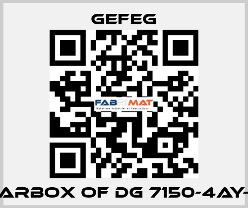 gearbox of Dg 7150-4AY-RL Gefeg