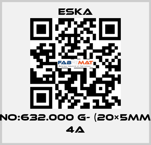 Best No:632.000 G- (20×5mm) 125V 4A Eska