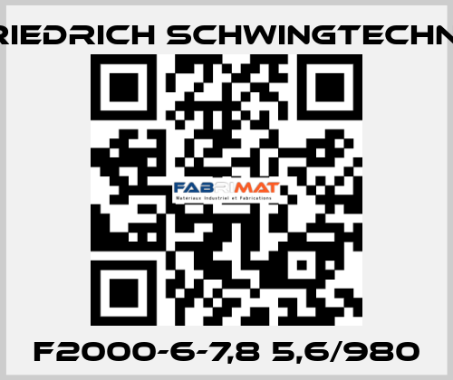 F2000-6-7,8 5,6/980 Friedrich Schwingtechnik