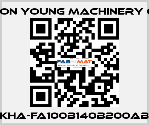 KHA-FA100B140B200AB Keon Young Machinery Co