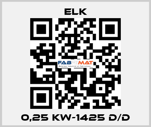 0,25 KW-1425 D/D ELK