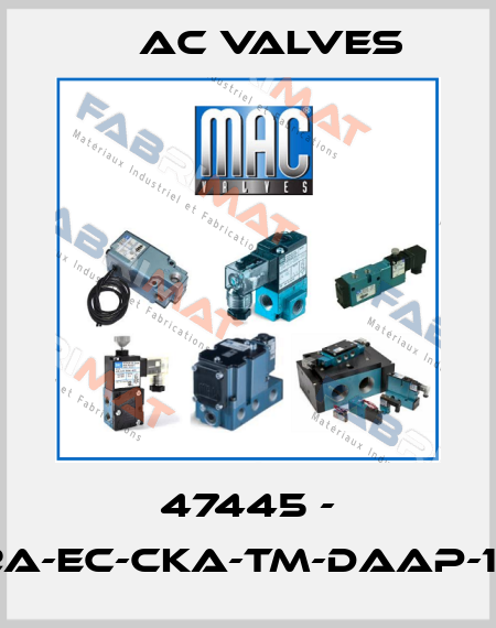 47445 - 82A-EC-CKA-TM-DAAP-1DL МAC Valves