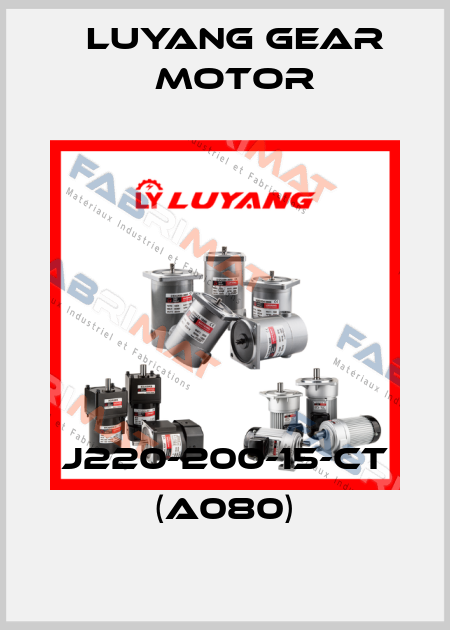 J220-200-15-CT (A080) Luyang Gear Motor