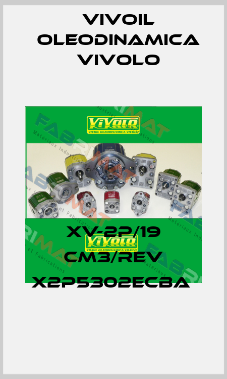 XV-2P/19 cm3/rev X2P5302ECBA  Vivoil Oleodinamica Vivolo