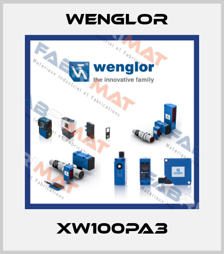 XW100PA3 Wenglor