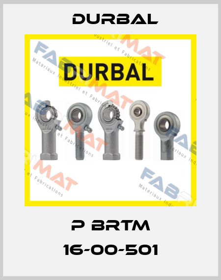 P BRTM 16-00-501 Durbal