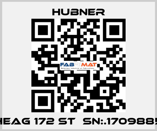 HEAG 172 st  SN:.1709885 HUBNER