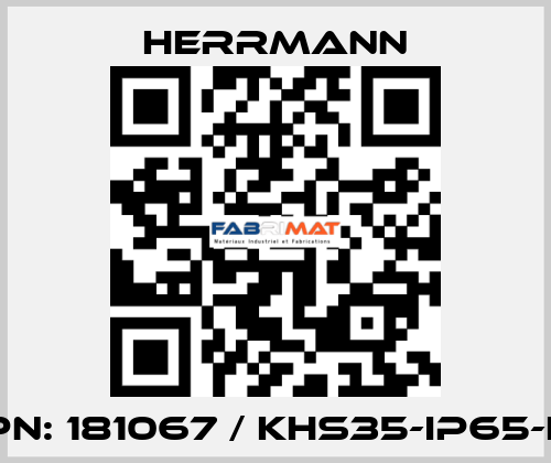 PN: 181067 / KHS35-IP65-L Herrmann