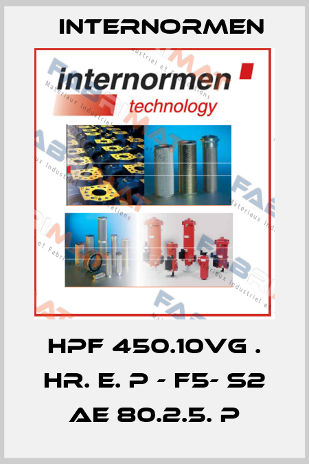 HPF 450.10VG . HR. E. P - F5- S2 AE 80.2.5. P Internormen