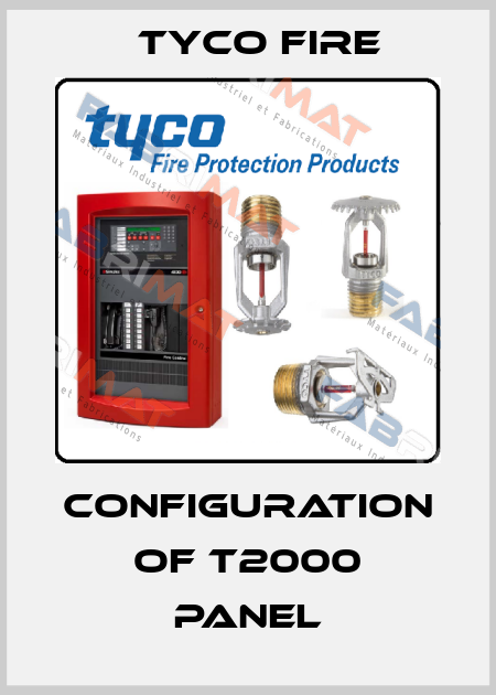configuration of T2000 Panel Tyco Fire