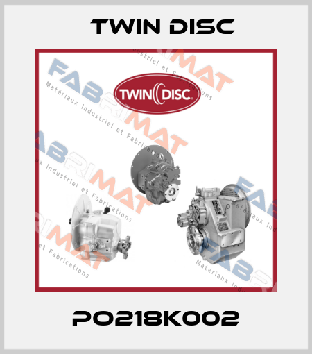 PO218K002 Twin Disc