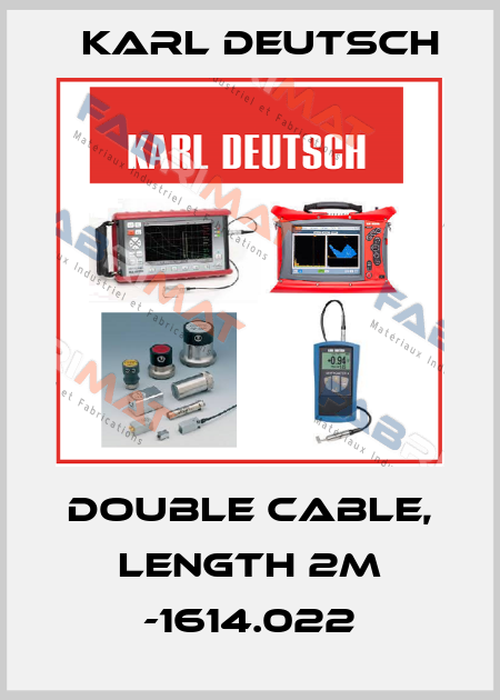 Double cable, length 2m -1614.022 Karl Deutsch