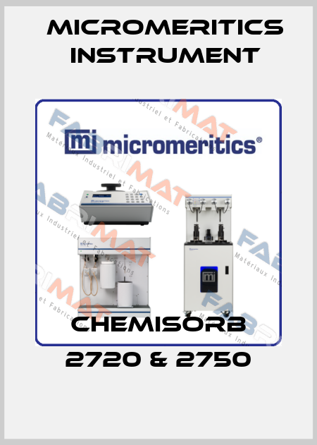 ChemiSorb 2720 & 2750 Micromeritics Instrument