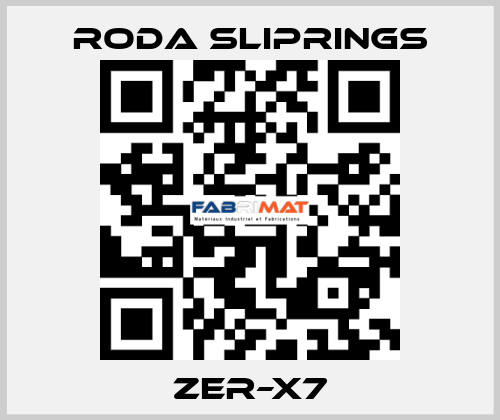 ZER–X7 Roda Sliprings
