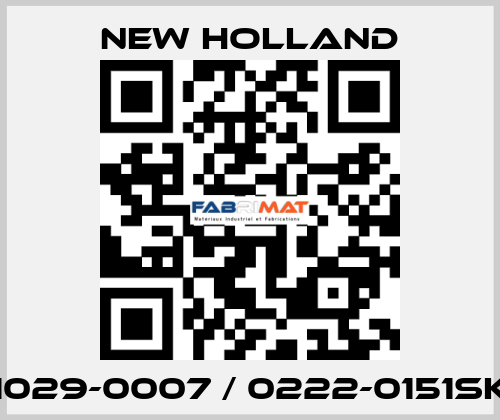 1029-0007 / 0222-0151SK New Holland