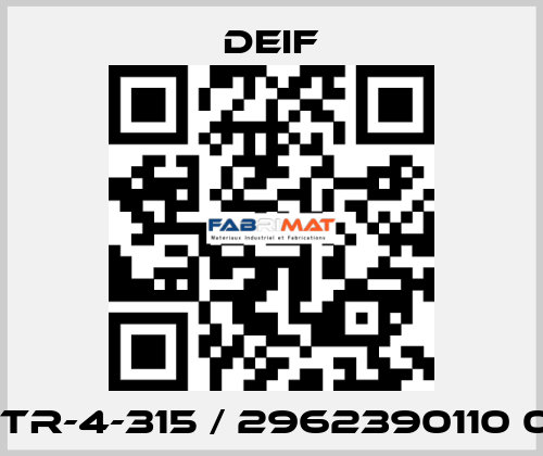 MTR-4-315 / 2962390110 04 Deif