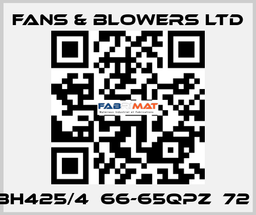BH425/4  66-65QPZ  72㎏ Fans & Blowers Ltd