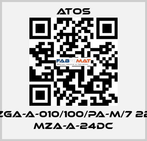 RZGA-A-010/100/PA-M/7 22 + MZA-A-24DC Atos