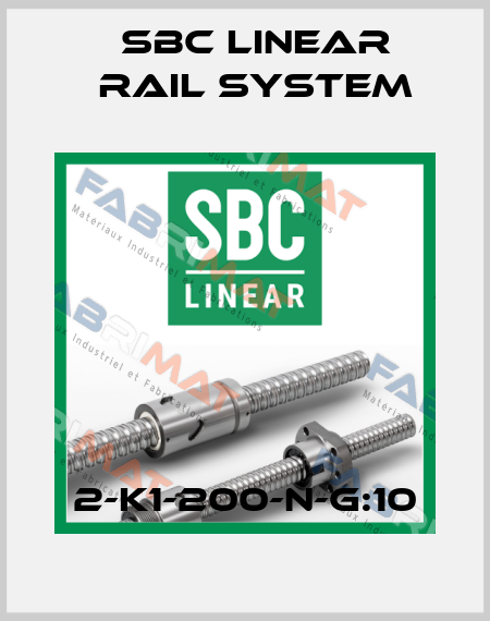 2-K1-200-N-G:10 SBC Linear Rail System