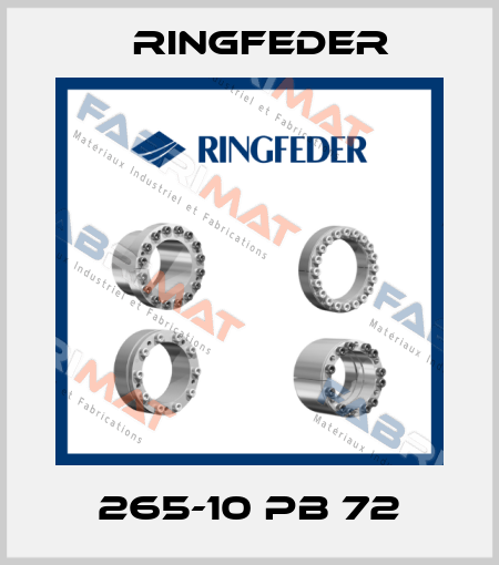 265-10 pb 72 Ringfeder