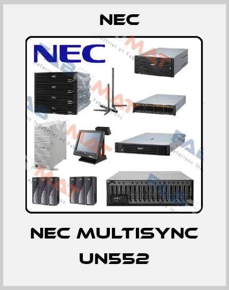 NEC MultiSync UN552 Nec