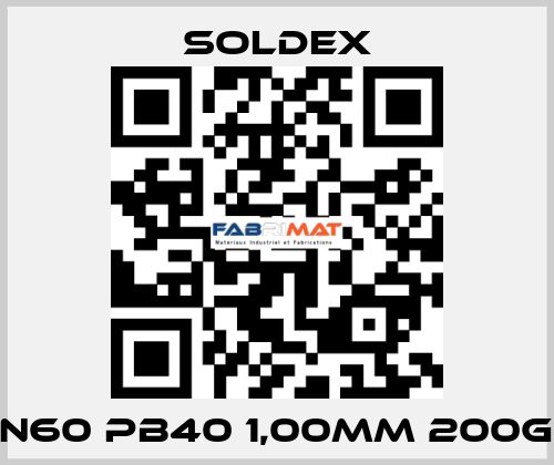 Sn60 Pb40 1,00mm 200Gr SOLDEX