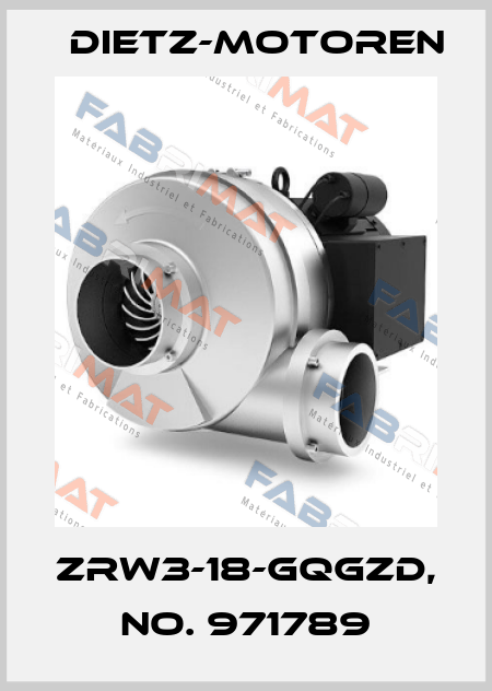 ZRW3-18-GQGZD, no. 971789 Dietz-Motoren