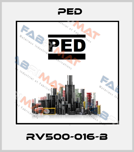 RV500-016-B PED