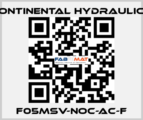 F05MSV-NOC-AC-F Continental Hydraulics