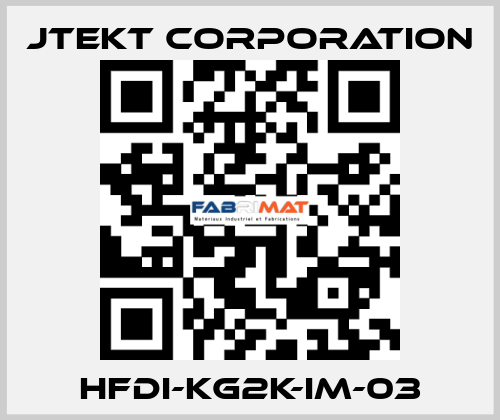 HFDI-KG2K-IM-03 JTEKT CORPORATION