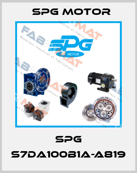 SPG S7DA100B1A-A819 Spg Motor