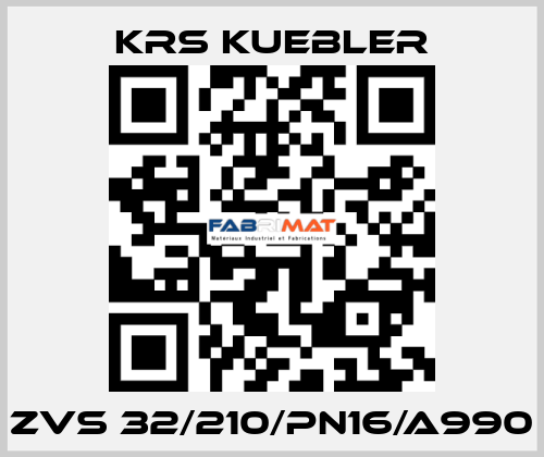 ZVS 32/210/PN16/A990 KRS KUEBLER