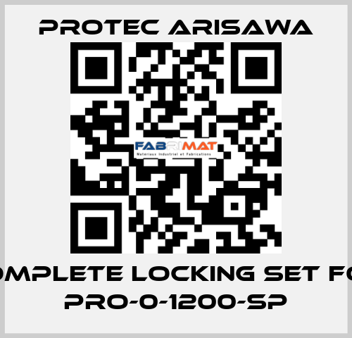 Complete locking set for PRO-0-1200-SP Protec Arisawa