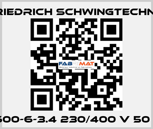 F 600-6-3.4 230/400 V 50 Hz Friedrich Schwingtechnik