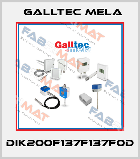 DIK200F137F137F0D Galltec Mela