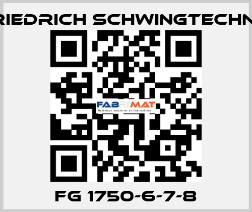 FG 1750-6-7-8 Friedrich Schwingtechnik