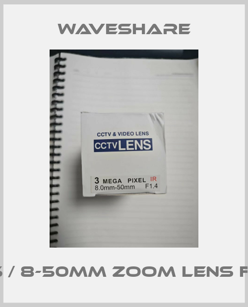 18245 / 8-50mm Zoom Lens for Pi Waveshare